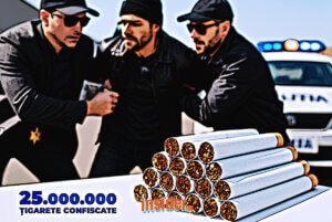25 de milioane de țigarete, confiscate în urma unei operațiuni DIICOT cu ramificații în Italia